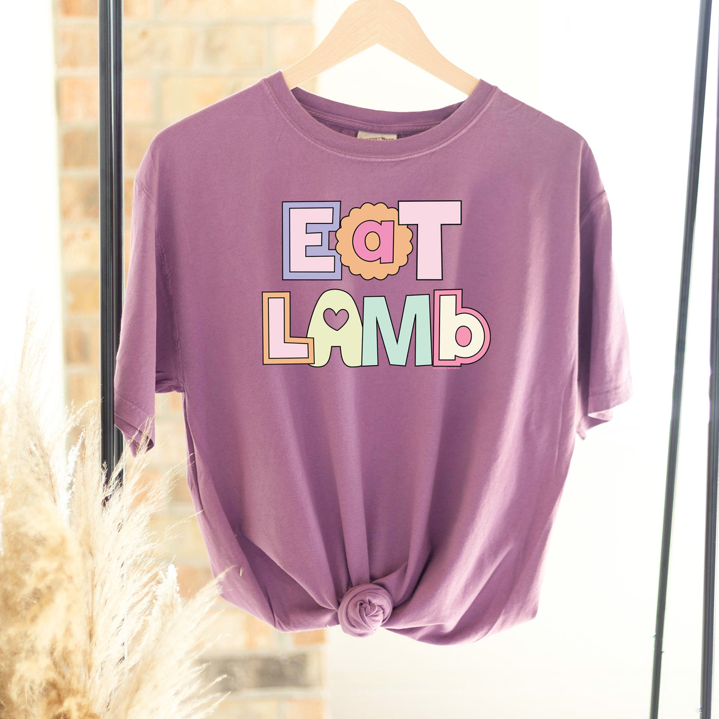 Pastel Eat Lamb ComfortWash/ComfortColor T-Shirt (S-4XL) - Multiple Colors!