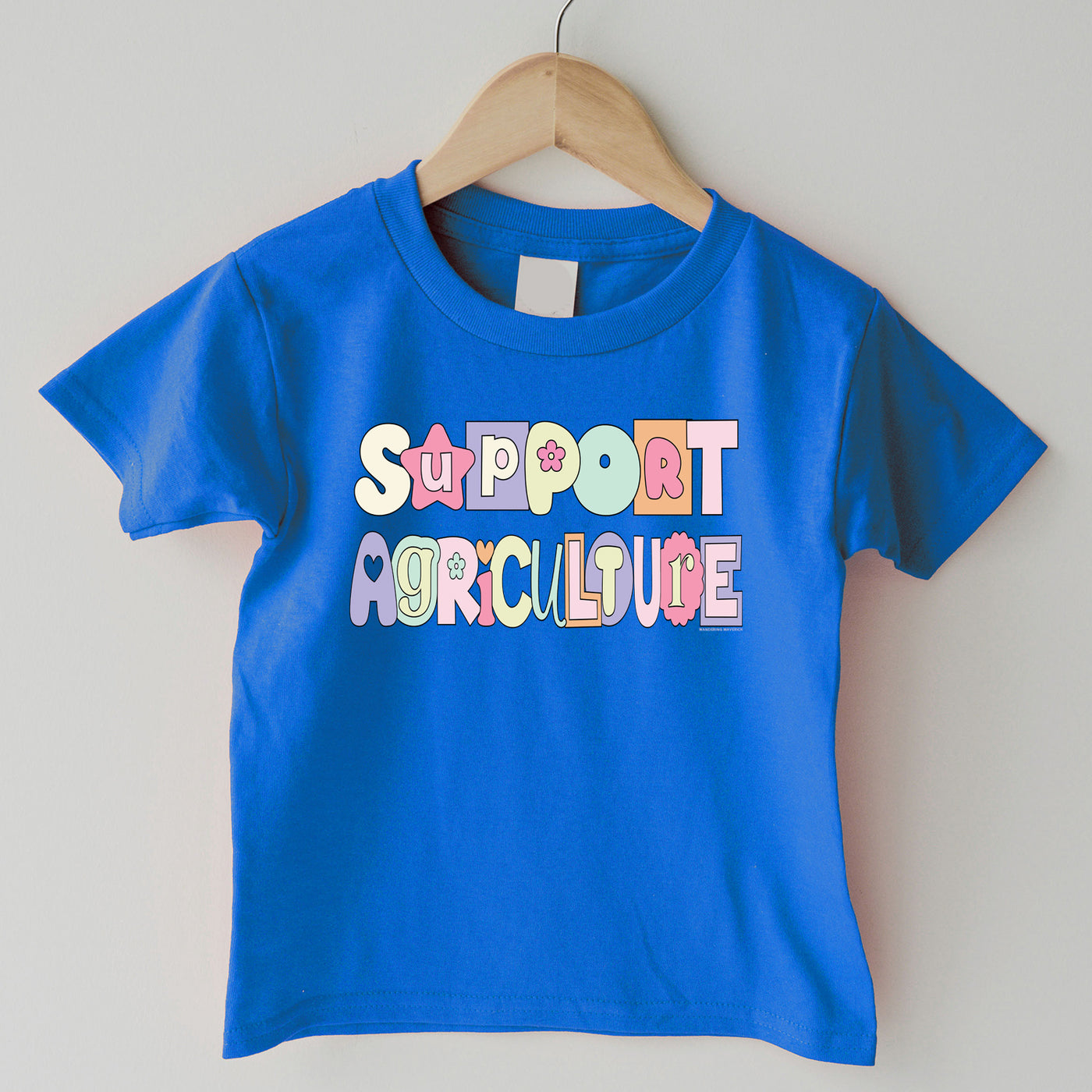 Pastel Support Agriculture One Piece/T-Shirt (Newborn - Youth XL) - Multiple Colors!