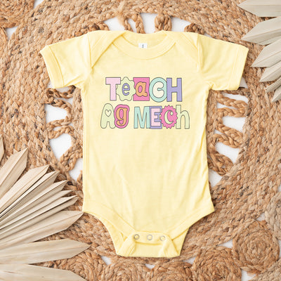 Pastel Teach Ag Mech One Piece/T-Shirt (Newborn - Youth XL) - Multiple Colors!