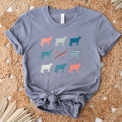 Patriotic Dairy Cow Bundle T-Shirt (XS-4XL) - Multiple Colors!