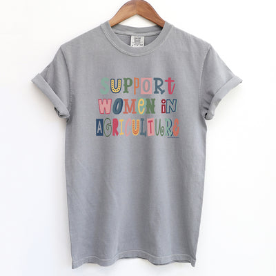Magazine Support Women In Ag ComfortWash/ComfortColor T-Shirt (S-4XL) - Multiple Colors!