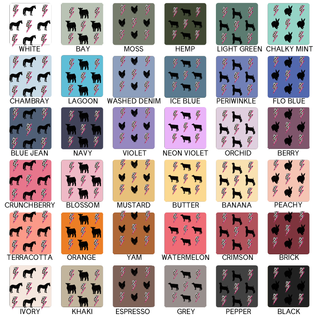 CHEETAH BOLT ANIMALS - CHOOSE YOUR ANIMAL – Comfort Colors T-Shirt