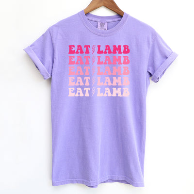 Eat Lamb Lightning Bolt Pink ComfortWash/ComfortColor T-Shirt (S-4XL) - Multiple Colors!