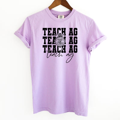 Teach Ag Emblem ComfortWash/ComfortColor T-Shirt (S-4XL) - Multiple Colors!
