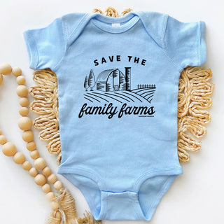 Save The Family Farms One Piece/T-Shirt (Newborn - Youth XL) - Multiple Colors!