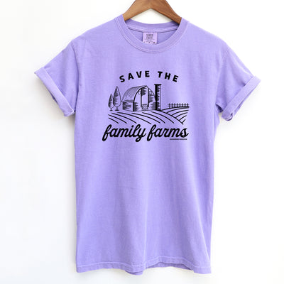Save The Family Farms ComfortWash/ComfortColor T-Shirt (S-4XL) - Multiple Colors!