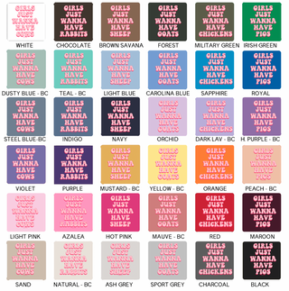 GIRLS JUST WANNA HAVE - CHOOSE YOUR ANIMAL – Hoodie