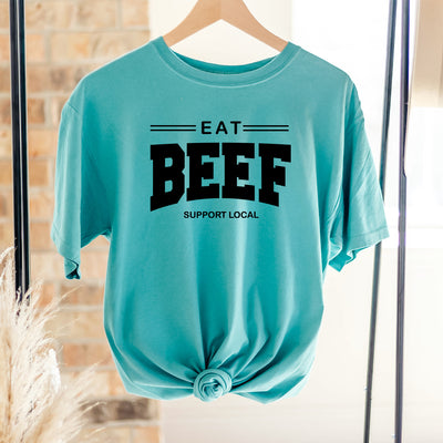 Eat Beef - Support Local ComfortWash/ComfortColor T-Shirt (S-4XL) - Multiple Colors!
