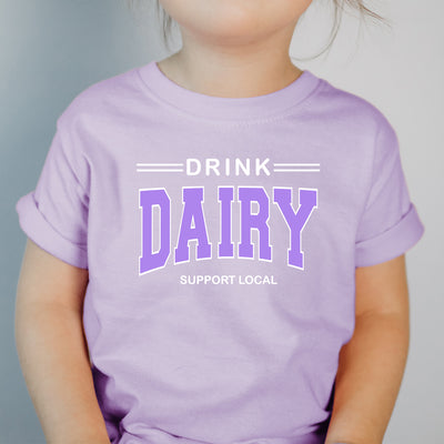 Purple Drink Dairy - Support Local One Piece/T-Shirt (Newborn - Youth XL) - Multiple Colors!