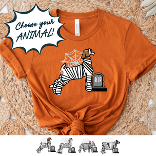 Mummy Animals-CHOOSE YOUR ANIMAL- Bella Canvas T-Shirt