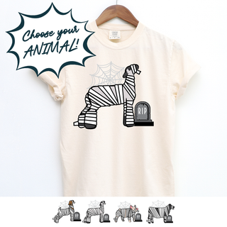 Mummy Animal - Choose Your Animal – Comfort Colors T-Shirt