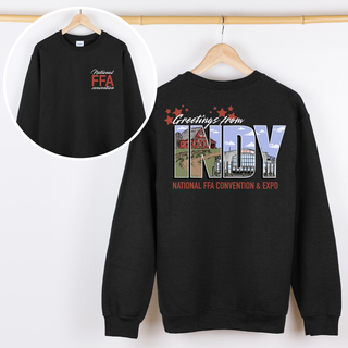 Greetings From Indy – Front & Back - Crewneck