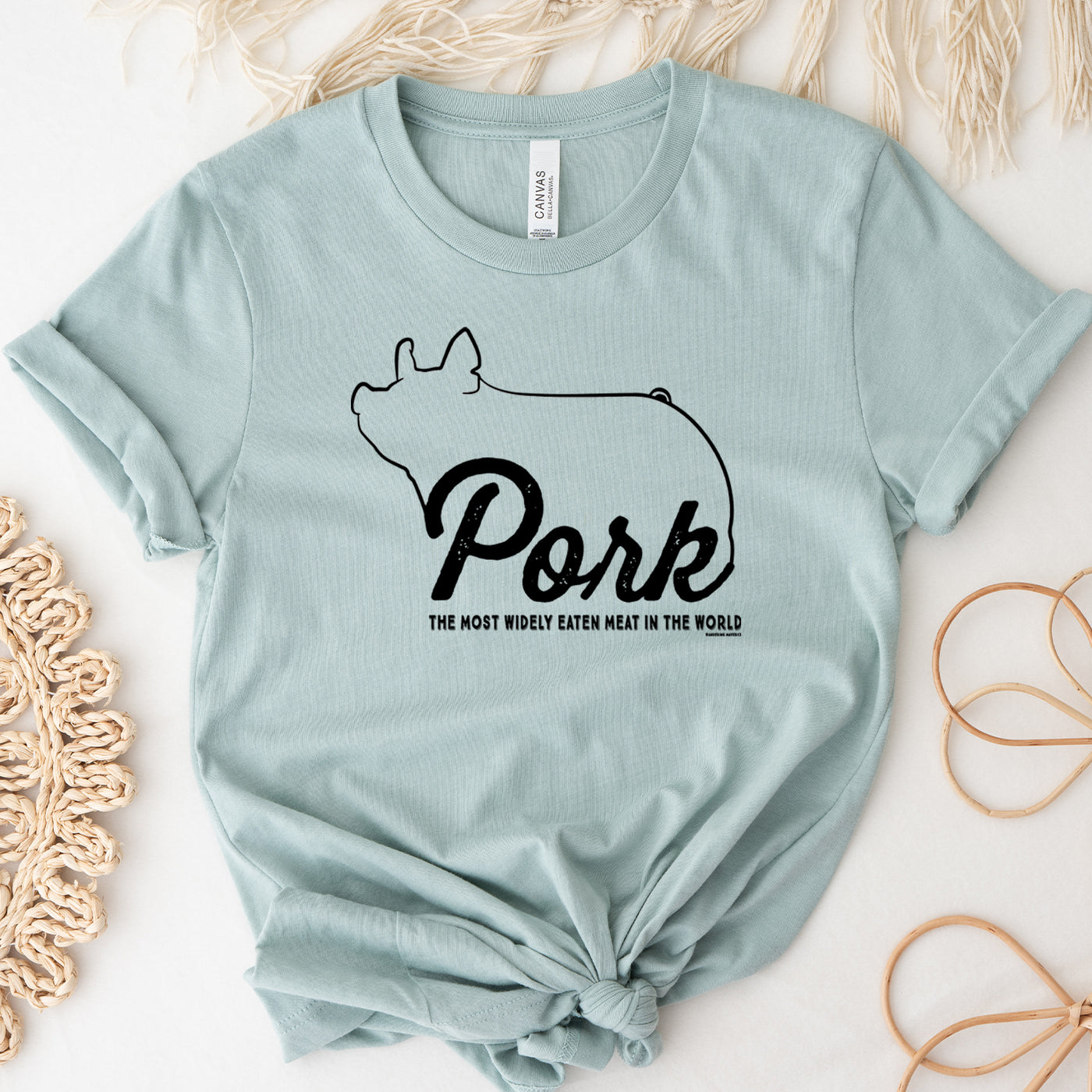 Pork - The Most Widely Eaten Meat In The World T-Shirt (XS-4XL) - Multiple Colors!