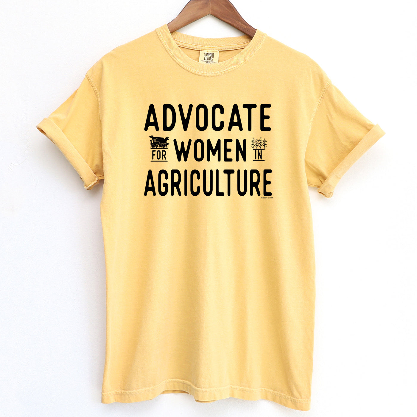 Advocate For Women In Agriculture ComfortWash/ComfortColor T-Shirt (S-4XL) - Multiple Colors!