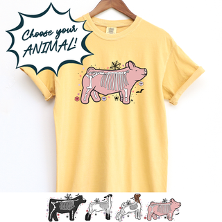 Skeleton Animal - Choose Your Animal – Comfort Colors T-Shirt