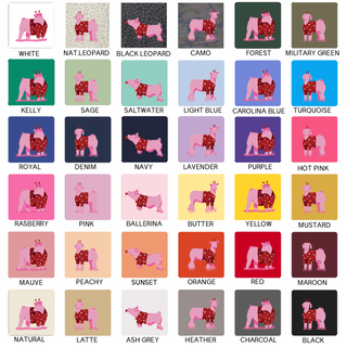 VALENTINES SWEATER - CHOOSE YOUR ANIMAL – Infant/Toddler/Youth