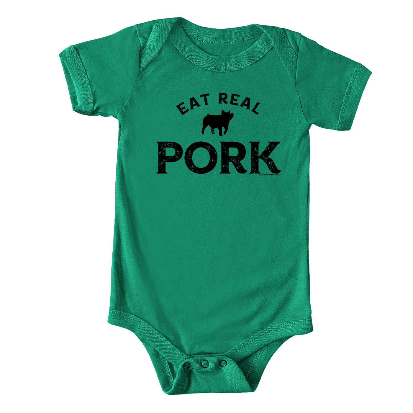 Eat Real Pork One Piece/T-Shirt (Newborn - Youth XL) - Multiple Colors!