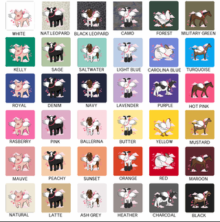 CUPID ANIMALS - CHOOSE YOUR ANIMALS – Infant/Toddler/Youth