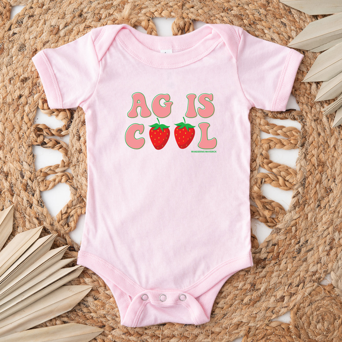 Strawberry Support Women In Ag One Piece/T-Shirt (Newborn - Youth XL) - Multiple Colors!