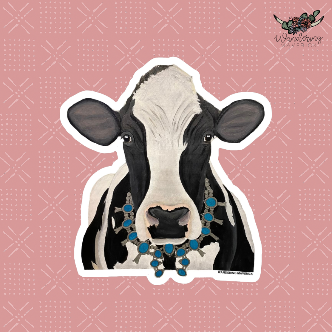 Holstein Squash Blossom Sticker