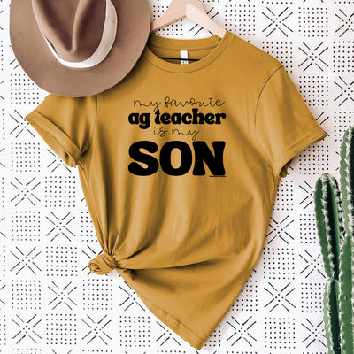 My Favorite Ag Teacher Is My Son T-Shirt (XS-4XL) - Multiple Colors!