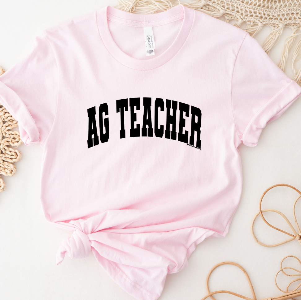 Varsity Ag Teacher T-Shirt (XS-4XL) - Multiple Colors!