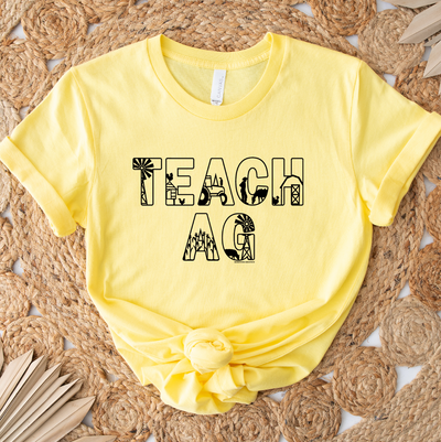 Teach AG Outline T-Shirt (XS-4XL) - Multiple Colors!