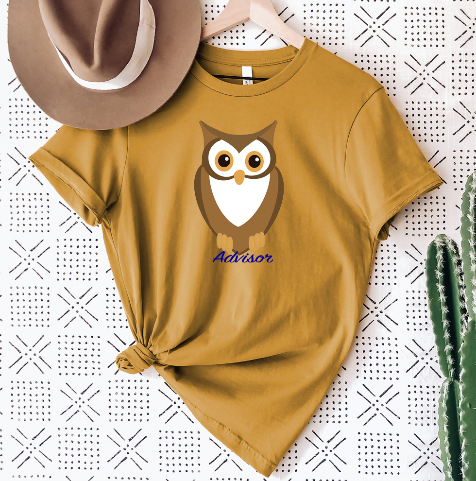Advisor Owl T-Shirt (XS-4XL) - Multiple Colors!