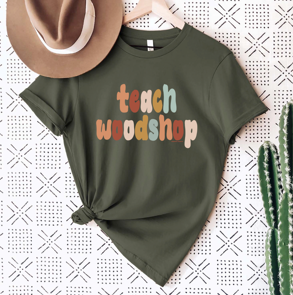 Boho Teach Woodshop T-Shirt (XS-4XL) - Multiple Colors!