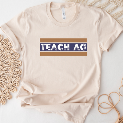 Teach AG Stripe T-Shirt (XS-4XL) - Multiple Colors!