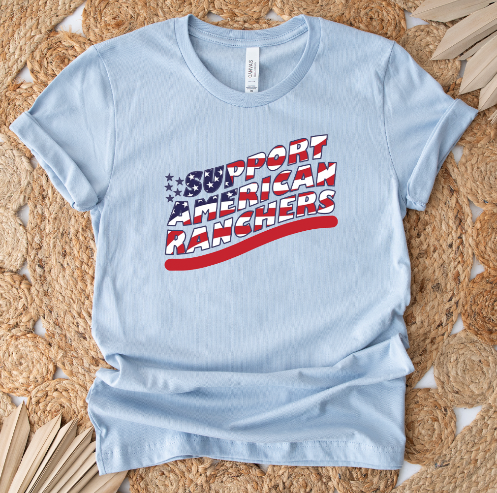 Patriotic Support American Ranchers T-Shirt (XS-4XL) - Multiple Colors!