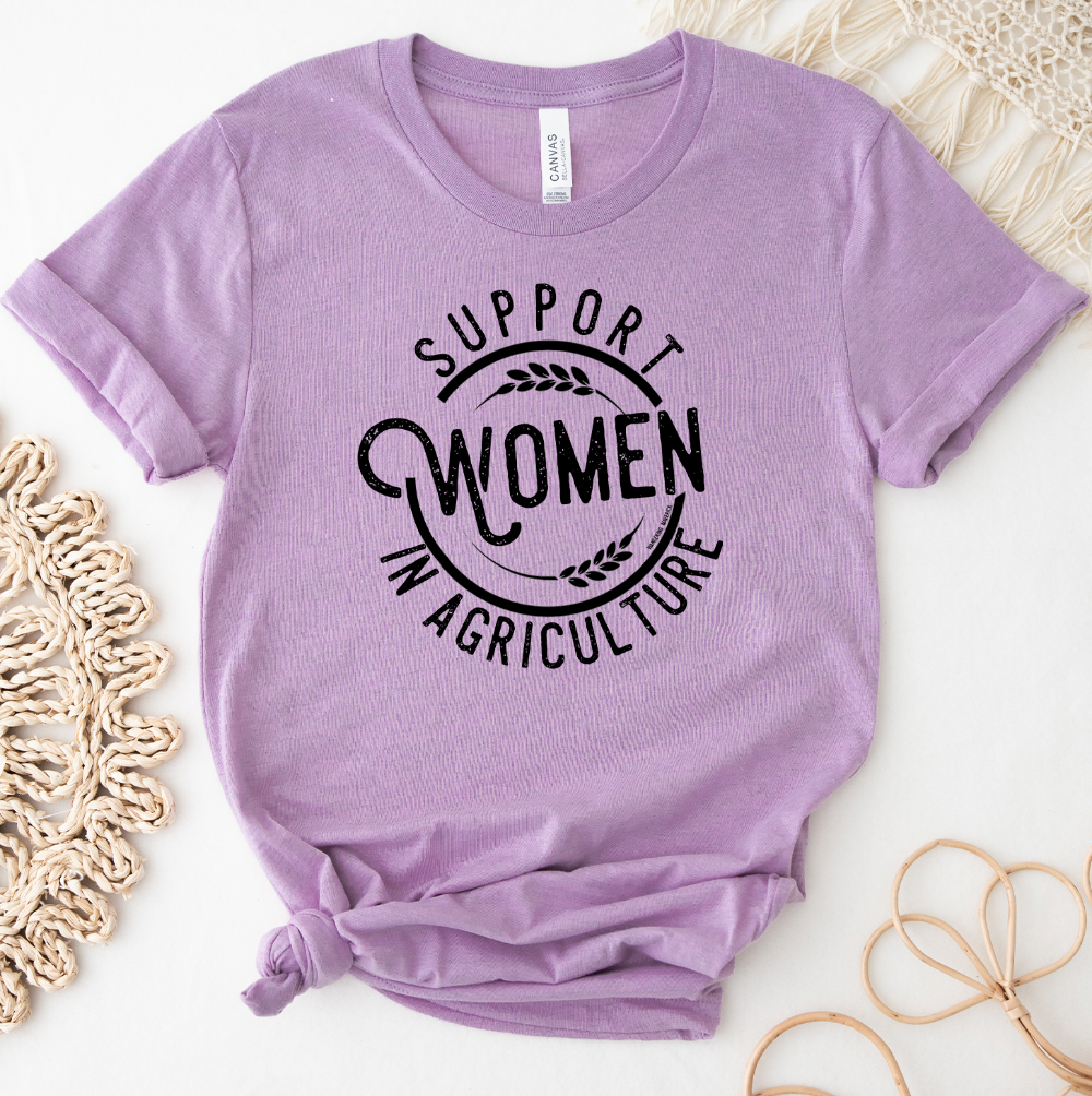 Support Women in Agriculture T-Shirt (XS-4XL) - Multiple Colors!
