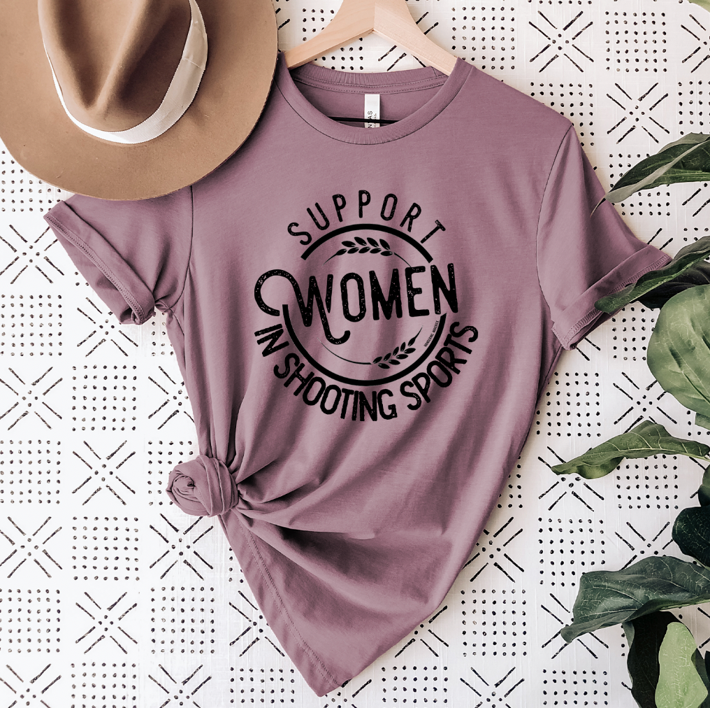 Support Women in Shooting Sports T-Shirt (XS-4XL) - Multiple Colors!