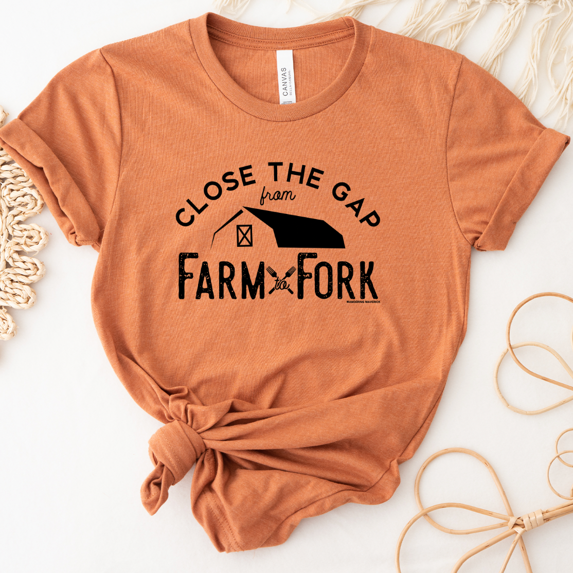 Close The Gap From Farm to Fork T-Shirt (XS-4XL) - Multiple Colors!