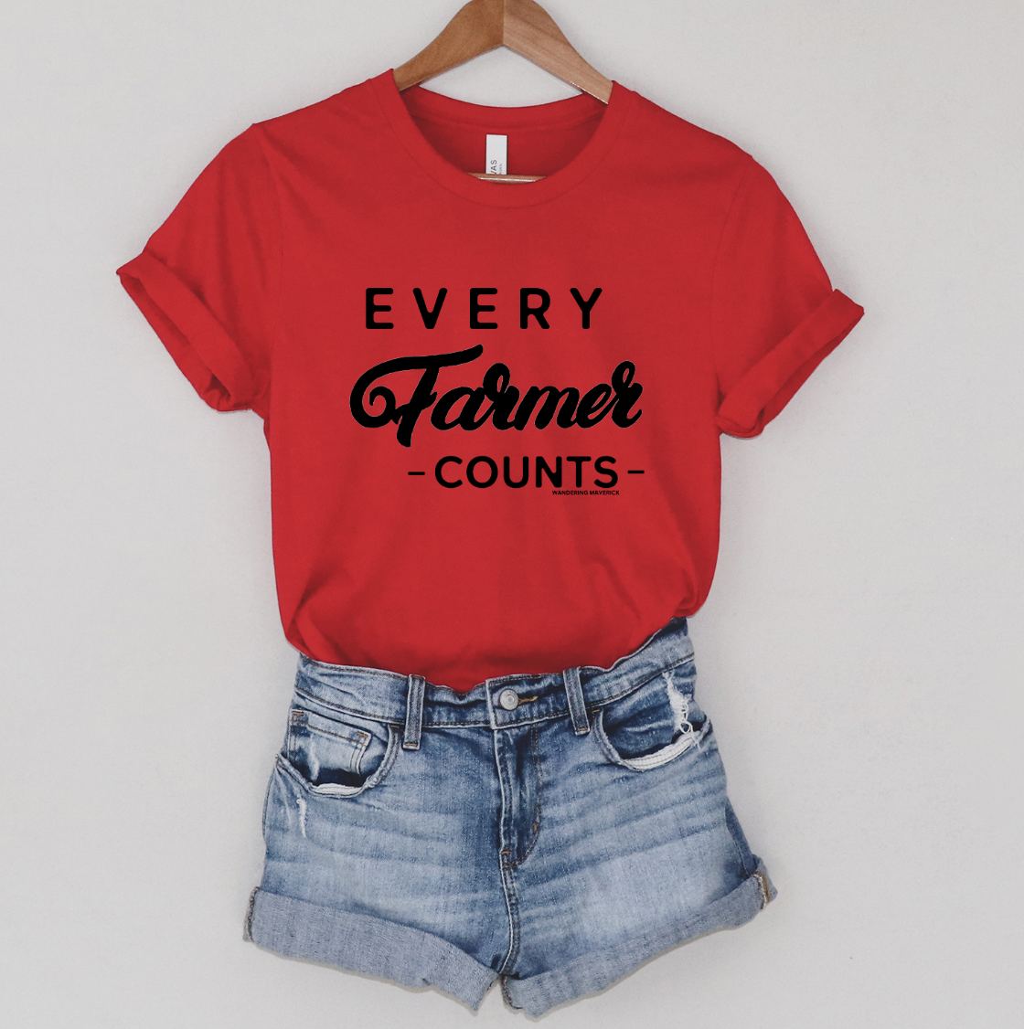 Every Farmer Counts T-Shirt (XS-4XL) - Multiple Colors!
