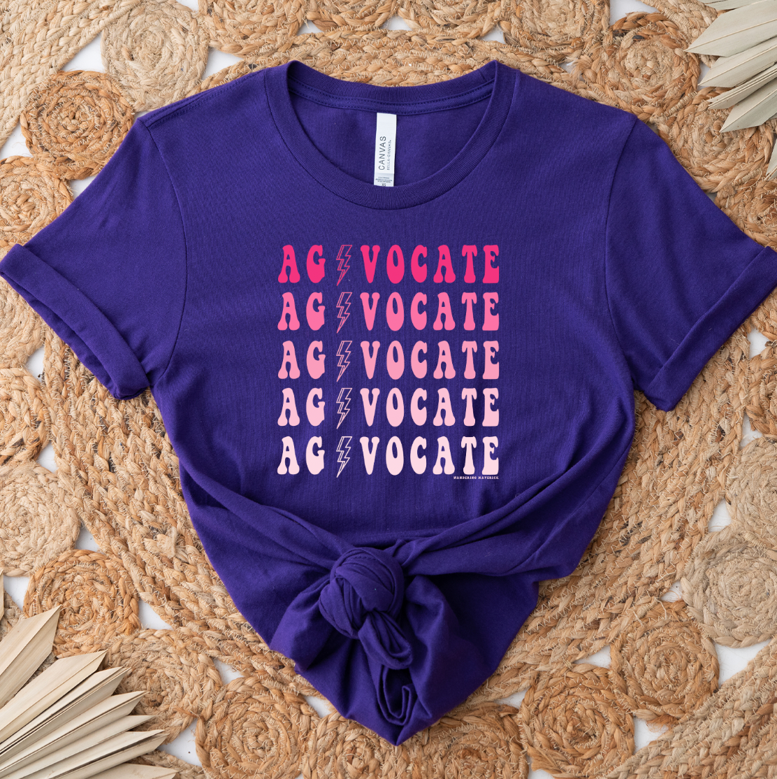 Agvocate Bolt Pink T-Shirt (XS-4XL) - Multiple Colors!