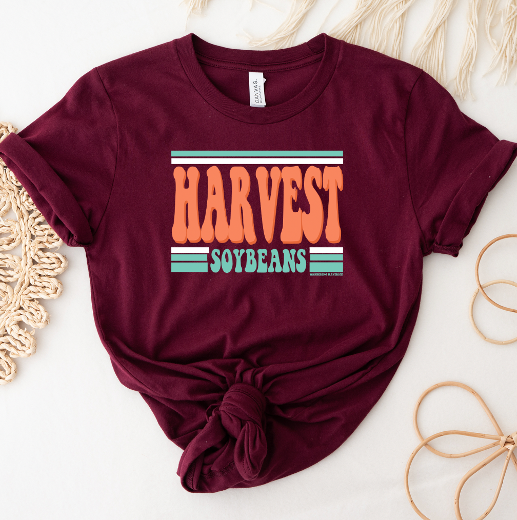 Retro Harvest Soybeans T-Shirt (XS-4XL) - Multiple Colors!