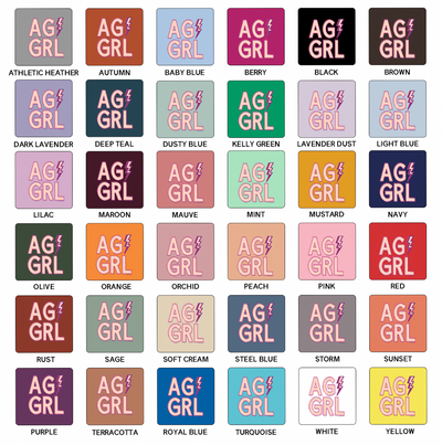 AG GRL T-Shirt (XS-4XL) - Multiple Colors!