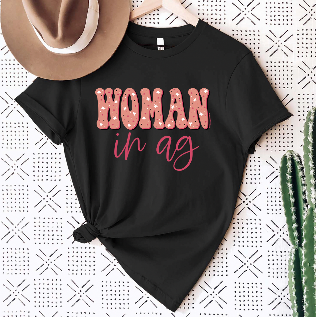 Star Woman in AG T-Shirt (XS-4XL) - Multiple Colors!