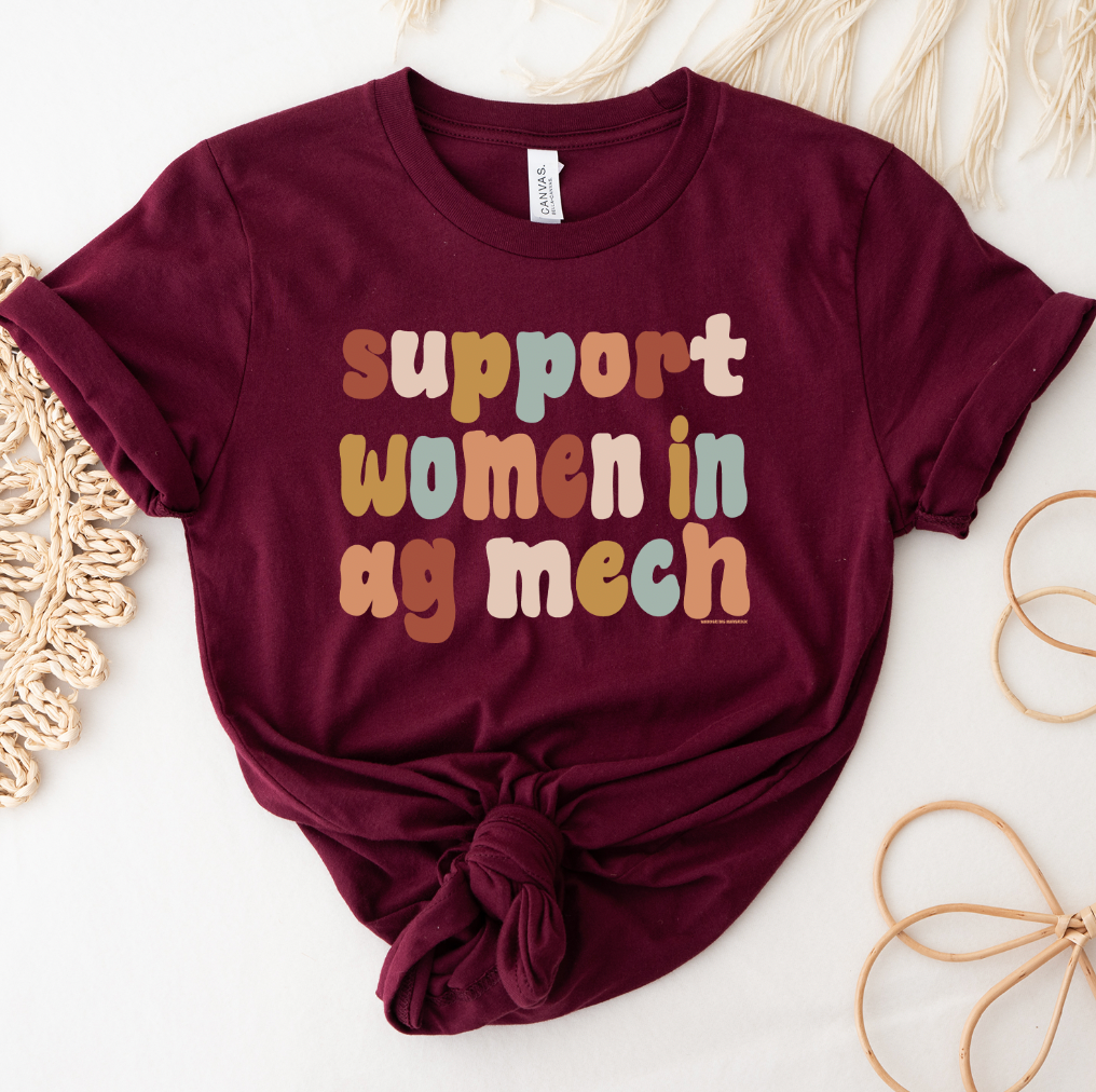 Boho Support Women in AG Mech T-Shirt (XS-4XL) - Multiple Colors!