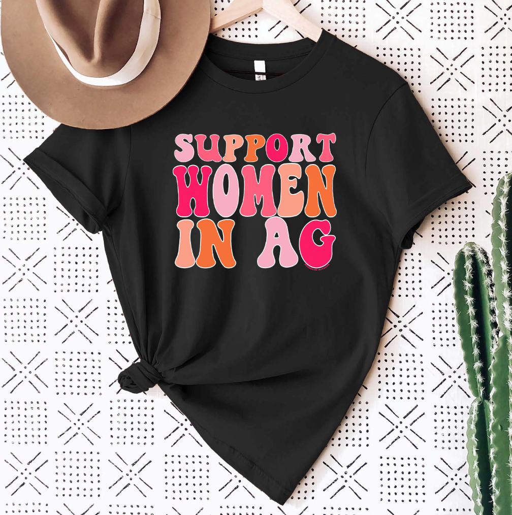 Peachy Support Women in AG T-Shirt (XS-4XL) - Multiple Colors!