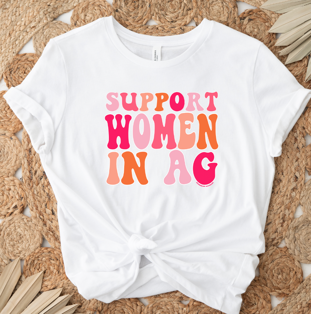 Peachy Support Women in AG T-Shirt (XS-4XL) - Multiple Colors!