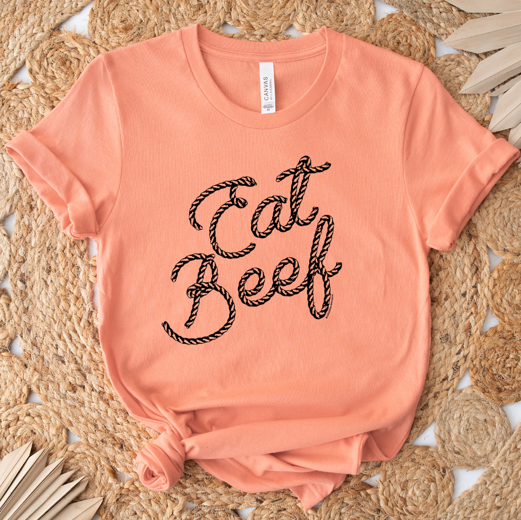 Eat Beef Rope T-Shirt (XS-4XL) - Multiple Colors!
