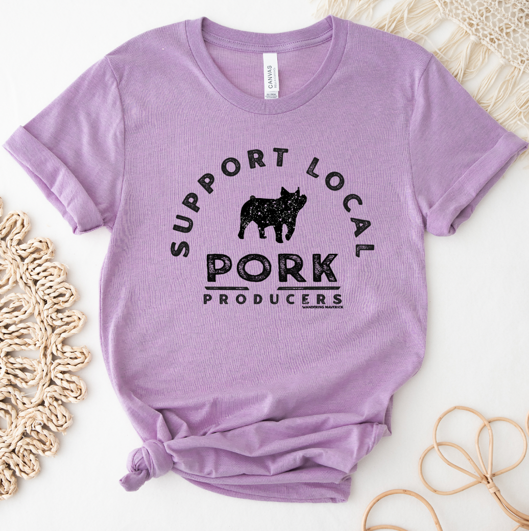 Support Local Pork Producers T-Shirt (XS-4XL) - Multiple Colors!