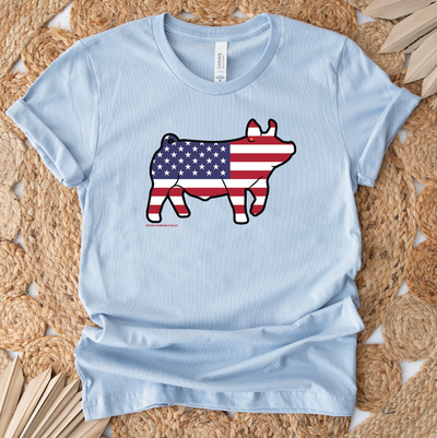 Patriotic Pig T-Shirt (XS-4XL) - Multiple Colors!
