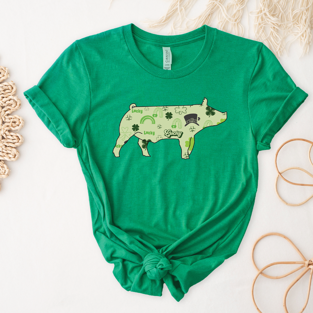 St. Patricks Pig T-Shirt (XS-4XL) - Multiple Colors!