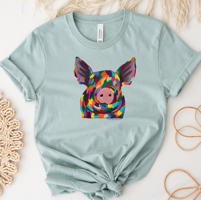 Rainbow Pig T-Shirt (XS-4XL) - Multiple Colors!