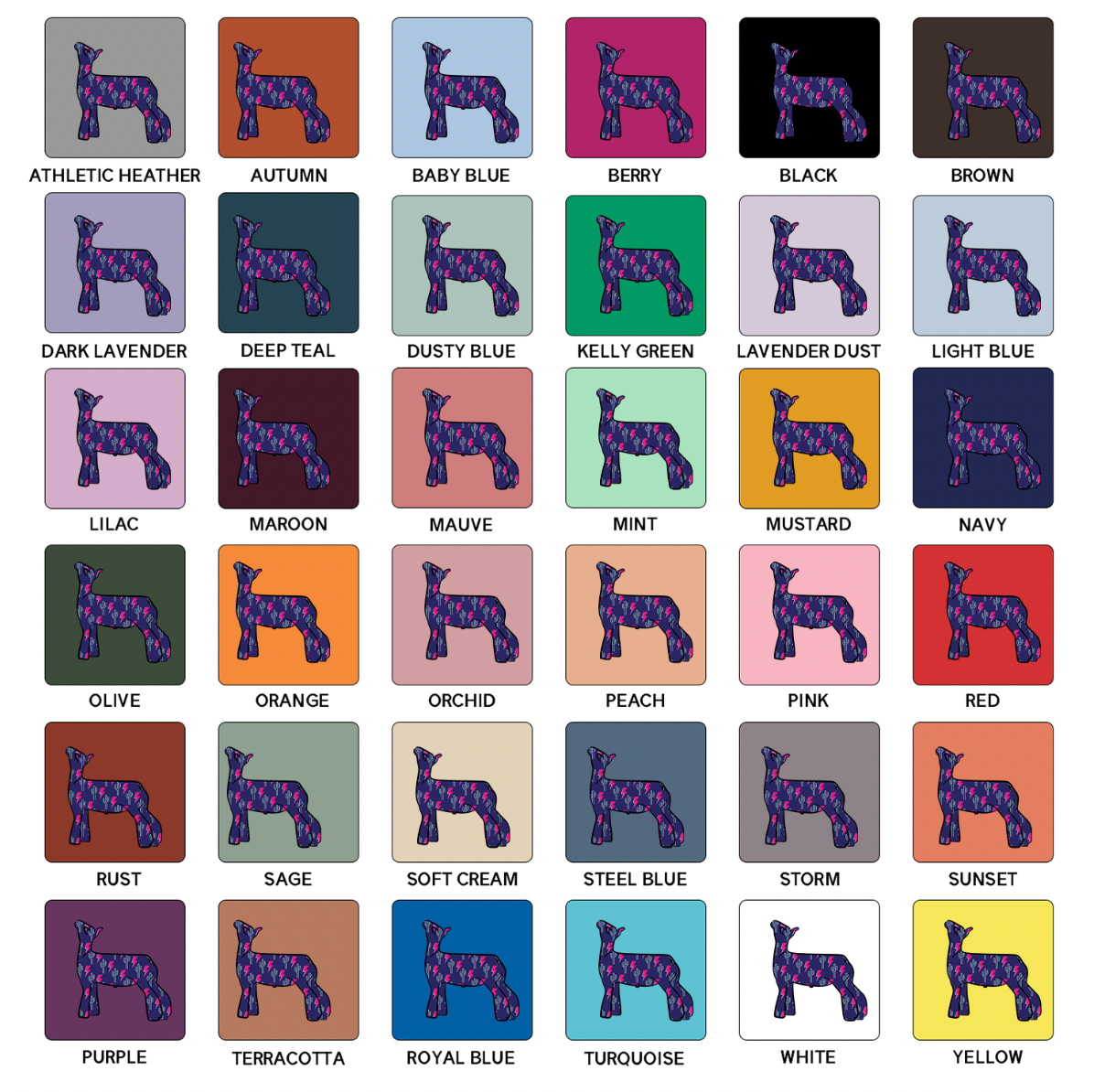 Electric Lamb T-Shirt (XS-4XL) - Multiple Colors!