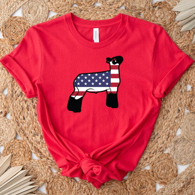Patriotic Lamb T-Shirt (XS-4XL) - Multiple Colors!