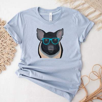 Nerdy Pig T-Shirt (XS-4XL) - Multiple Colors!